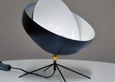 Serge Mouille Saturn Desk Lamp in Black 3