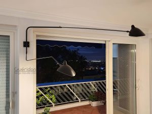 Serge Mouille Rotating Sconce – 2 Arms 1 Curved