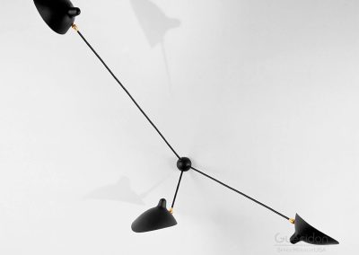 Serge Mouille 3 Arm Spider Sconce 3