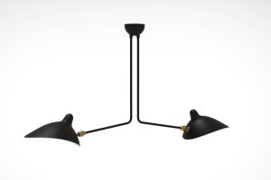 Serge Mouille Ceiling Lamp - 2 Arms