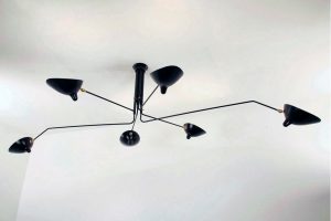 Serge Mouille Ceiling Lamp - 6 Arms