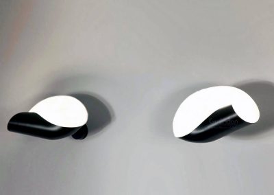 Serge Mouille Conche Sconce in Black 3