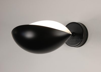 Serge Mouille Eye Sconce in Black 2