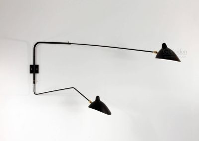 Serge Mouille Rotating Sconce 2 Arms 1 Curved_3