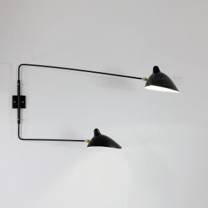 Serge Mouille Rotating Sconce - 2 Arms