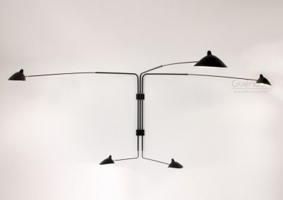 Serge Mouille Rotating Sconce 5 Arms_2