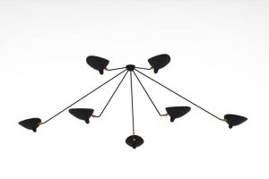 Serge Mouille Spider Ceiling Lamp - 7 Arms